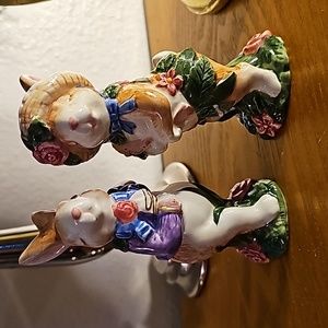 Easter Bunny Rabbit Salt and Pepper Shakers